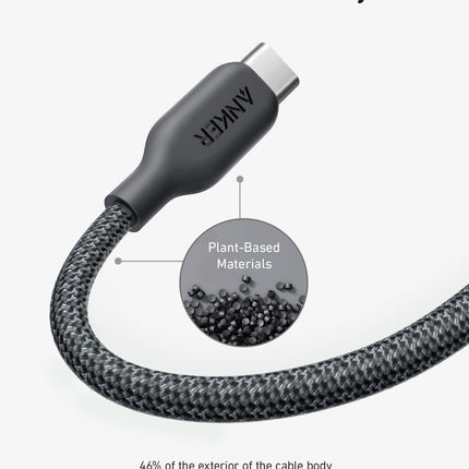 Anker <b>543</b> USB C to USB C Cable (240W, 10 ft)