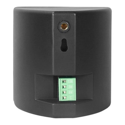 6 Rockville Cube 70v Black 3.5" Commercial Swivel Wall Mount Restaurant Speakers