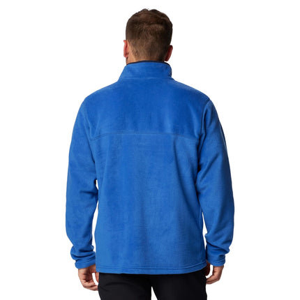 Columbia Men's Steens Mountain Half Snap 2, Fleece Pull Over, Mountain Blue/Collegiate Navy, M