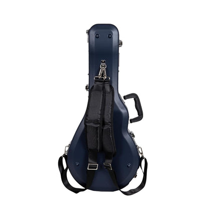 Crossrock ABS Molded Case for F-Style Mandolin with Removable Shoulder Straps-Blue (CRA862MFBL)