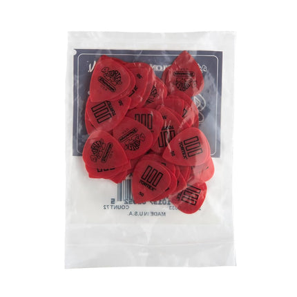 Jim Dunlop 462R.50 Tortex TIII, Rojo, .50mm, 72/Bolsa
