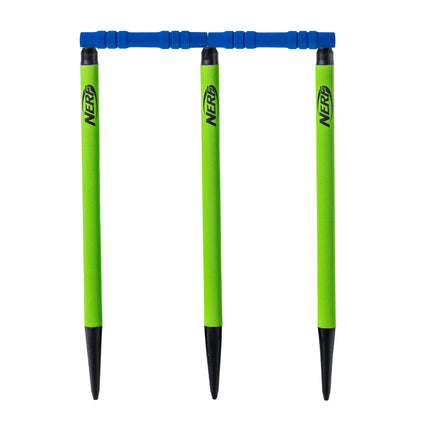 Nerf Foam Cricket Set - Full Starter Cricket Set with 30" Foam Cricket Bat, (2) Foam Balls + (3) Plastic Wickets - Perfect for Adults, Kids + Beginners - Full Foam Cricket Set