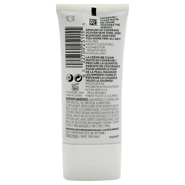 COVERGIRL - Clean Matte BB Cream Medium/Deep 550-1 fl. oz. (30 ml)