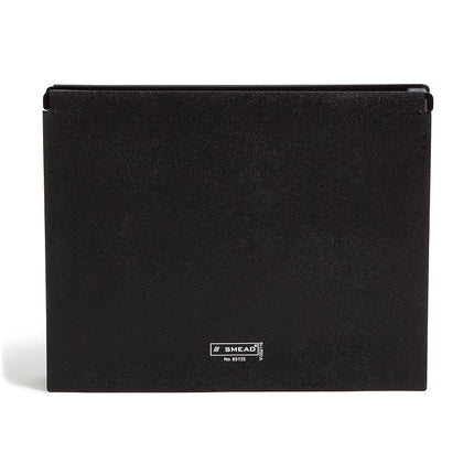 Smead Poly Hanging Expanding File, 12 Dividers, Letter Size, Black (65125)