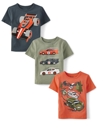 The Children's Place Boys' and Toddler 3-Pack Shor