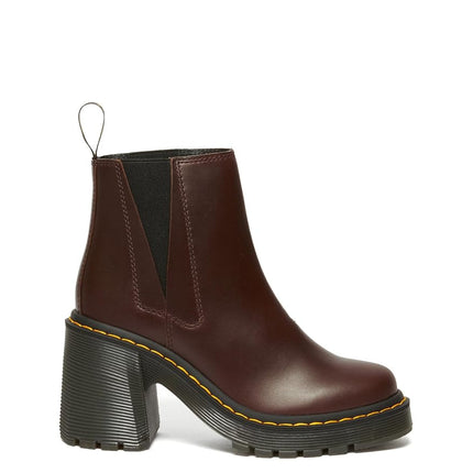 Dr. Martens womens Spence Fashion Boot, Dark Brown, 5