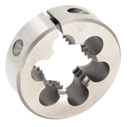 Drill America DWT Series Qualtech High-Speed Steel Round Adjustable Threading Die, 1-1/2" Diameter, M15 x 0.75 Size (Pack of 1)