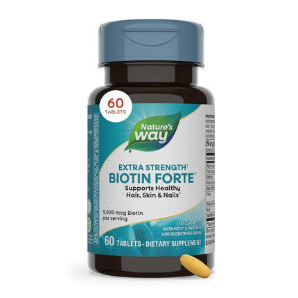 Biotin Forte, 5mg, Tablets, 60 ea