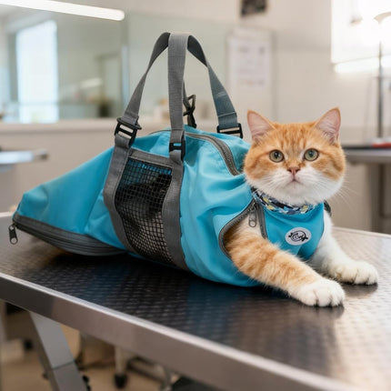 Cinf Cat Restraint Grooming Bag, Anti-Scratch Tool