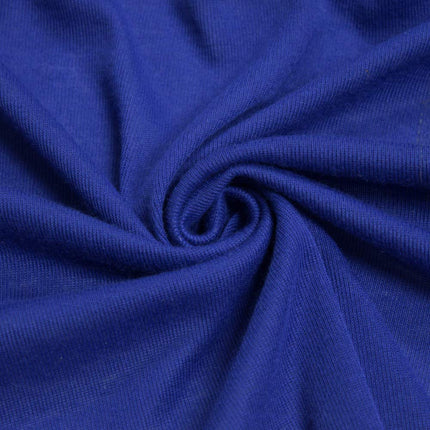 TL Care Supreme 100% Natural Cotton Jersey Knit Fitted Crib Sheet for Standard Crib and Toddler Mattresses, Royal, 28" x 52", Soft Breathable, for Boys