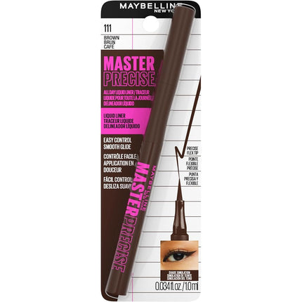 Maybelline New York Master Precise Liquid Eyeliner - Brown, 6.3g