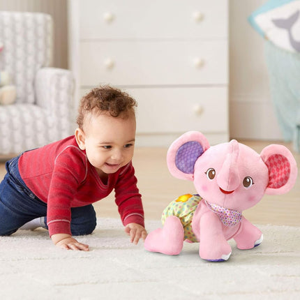 VTech Explore and Crawl Elephant, Pink