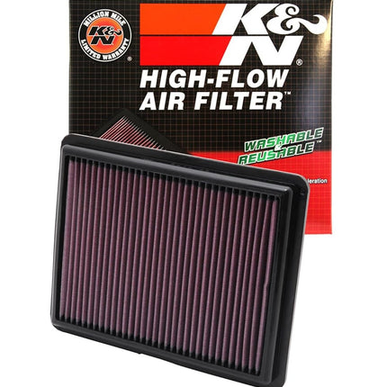 K&N Filters 33-2403 Washable and Reusable Car Air Filter