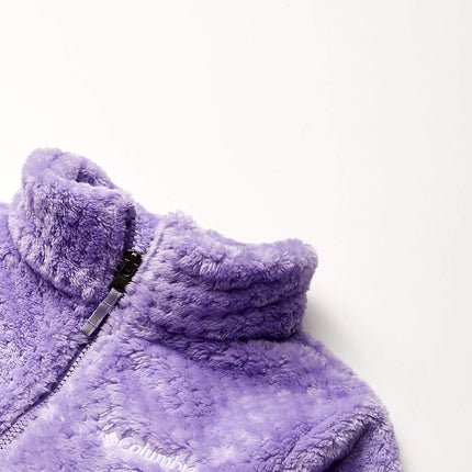 Columbia Girls' Fire Side Sherpa Full Zip Pullover, Paisley Purple, 2 Years
