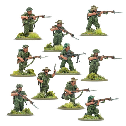Warlord Games Gurkha Infantry Platoon - 28mm Plastic Miniatures Bolt Action