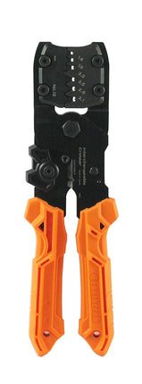 Precision Universal Crimping Tool with Inter-Changeable die Plates (Size M) Handy Crimp Tool. Made in Japan. ENGINEER pad-12