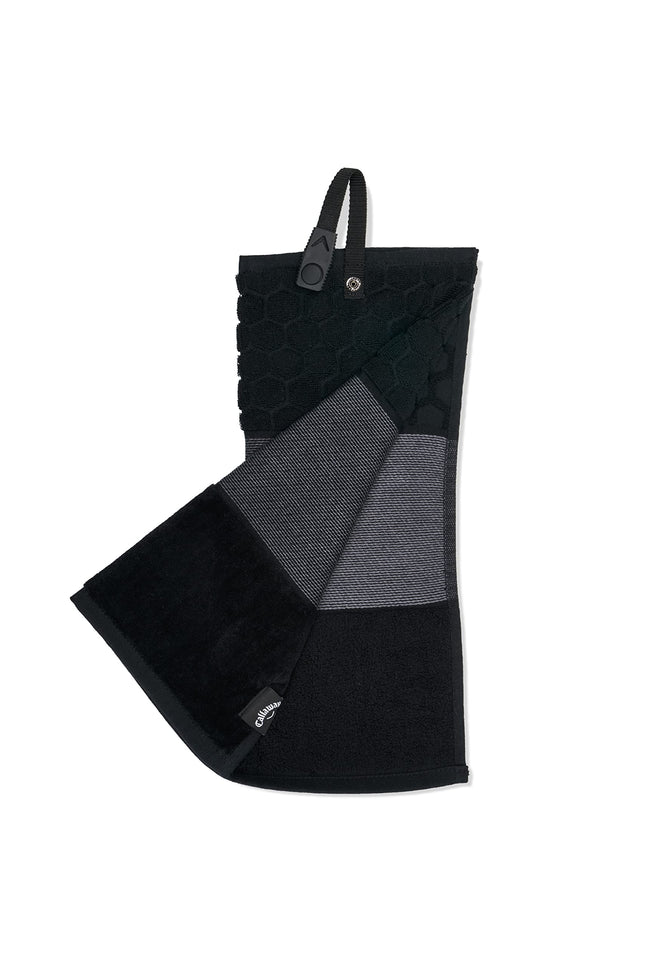 Callaway Golf Tri Fold Towel 2023 Black