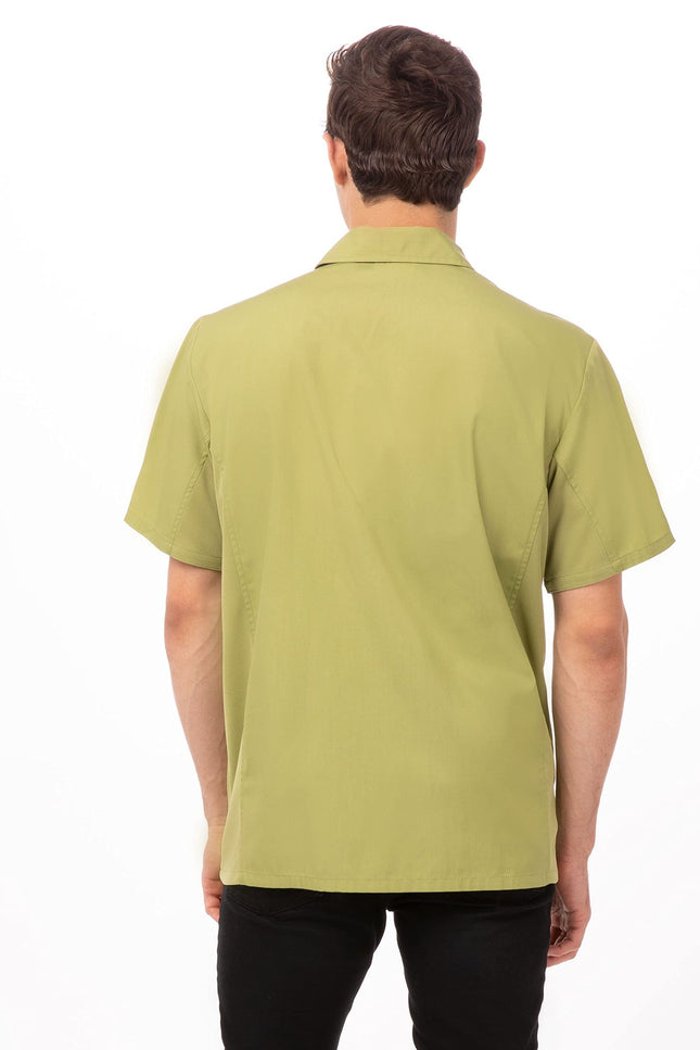 Chef Works Men's Universal Shirt, Lime, XS
