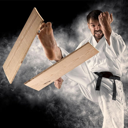 PATIKIL Wood Breaking Board 20mm Thick, 10 Pack Karate Martial Arts Boards Wooden Kick Board Training Accessory for Adult Taekwondo Punching Karate Practice Performing