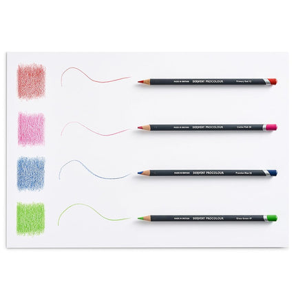 Derwent Tinted Charcoal Drawing Pencils, Drawing & Writing, Set Of 24, Watersoluble, Ideal For Blending & Smudging, Professional Quality, 2301691