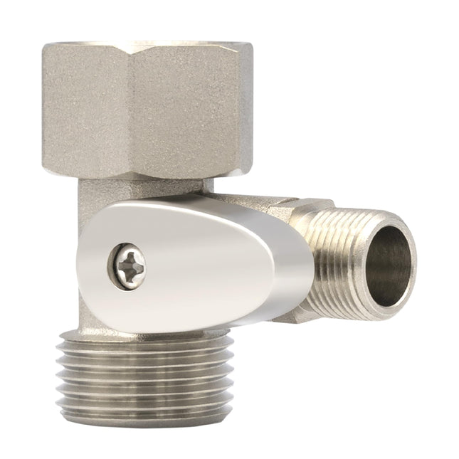 LUXE Bidet 7/8" x 7/8" x 3/8" Cold Water Shut-Off 