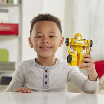 Transformers Rescue Bots Academy Bumblebee Robot de juguete convertible, figura de acción coleccionable de 15 cm de Playskool Heroes para niños a partir de 3 años (Exclusivo de Amazon)
