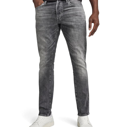 G-STAR Men's 3301 Regular Tapered Jeans, Grey (faded bullit 51003-C293-B466), 31W / 34L