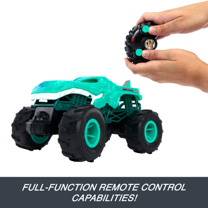 Hot Wheels Monster Trucks 1:24 Scale RC Remote Controlled Mega Wrex Toy with All-Terrain Tyres