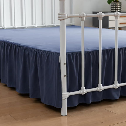 xuan dian Bed Skirt Queen Size Ruffled Bed Skirt w
