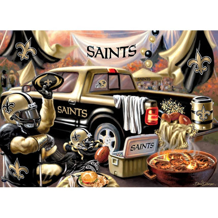 Masterpieces 1000 Piece Jigsaw Puzzle for Adults - NFL New Orleans Saints Gameday - 19.25"x26.75"