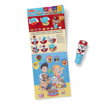 Melissa & Doug Sticker Wow! Activity Pad & Sticker Stamper - Marshall