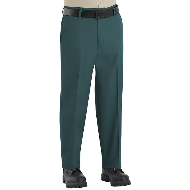 Red Kap Men's Elastic Insert Work Pant, Spruce Green, 34x34