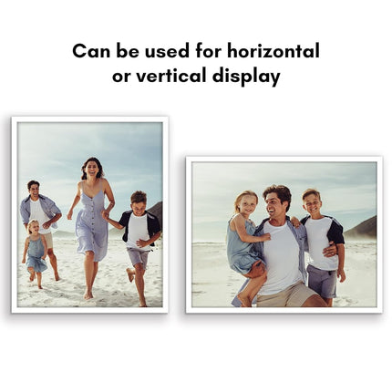 Americanflat 22x28 Poster Frame in White - Thin Border Photo Frame with Polished Plexiglass - Wall Picture Frame with Hanging Hardware Included for Horizontal or Vertical Display Format