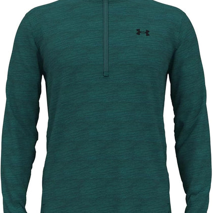 Under Armour - Mens Tech Vent 1/2 Zip, Color Hydro Teal/Black (449), Size: X-Large