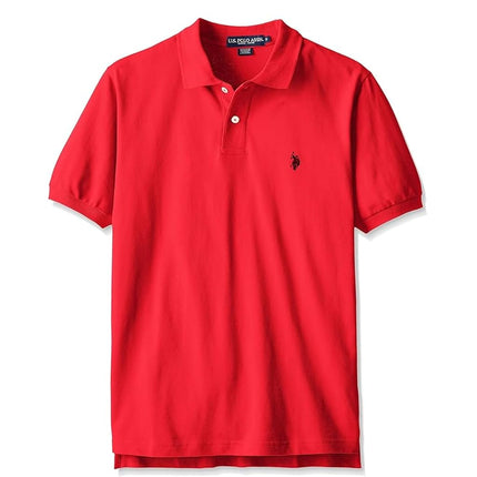 U.S. POLO ASSN. Men's Classic Polo Shirt, Engine Red, S