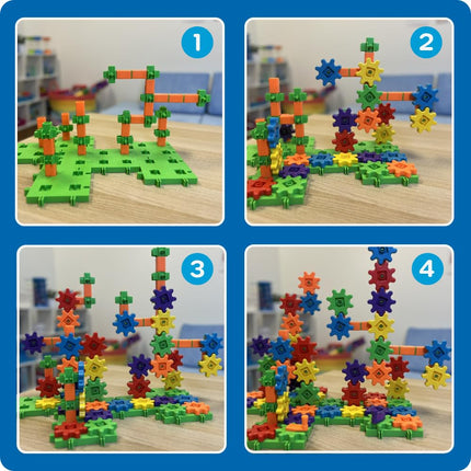 Learning Resources Gears! Gears! Gears! Super Building Set, Gears & Construction Toy, STEM Toys, Gears for Kids