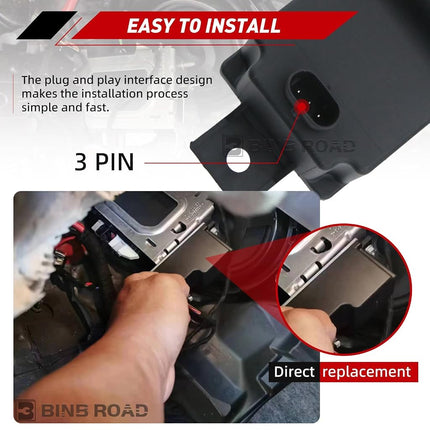 BINB ROAD Power Voltage Converter Module Auxiliary Battery 2059053414 Compatible with Mercedes-Benz C43/C63 AMG C180 C200 C250 C300 2014-2019