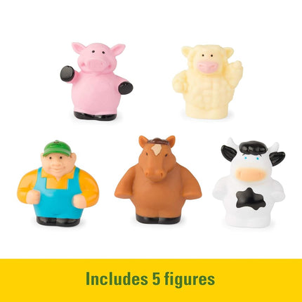 TOMY 34908VBAZ John Deere Variety Animal Sounds Hayride Preschool Toy, Green, One Size