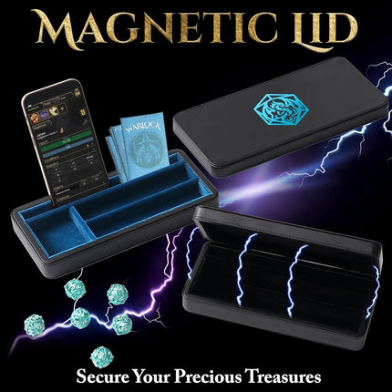 Soar Forge Sanctum Dice Box - Premium Case & Tray for DND