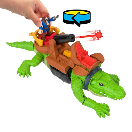 Fisher-Price Imaginext Pirate Shark vs Crocodile Playset