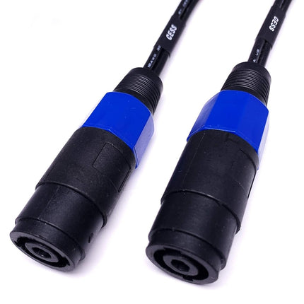 CNCESS CESS-004 Câble adaptateur pour haut-parleur Fiche Banane vers Speakon Femelle 12AWG - Lot de 2 (Banane 4mm)