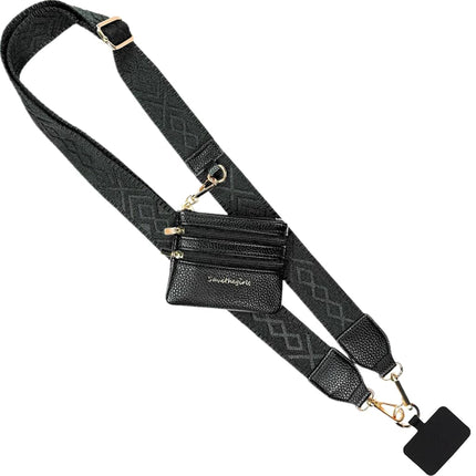 Save the Girls Clip & Go Phone Lanyard with Wallet