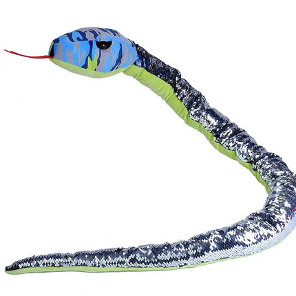 Wild Republic Sequin Snake Plush, Stuffed Animal, 