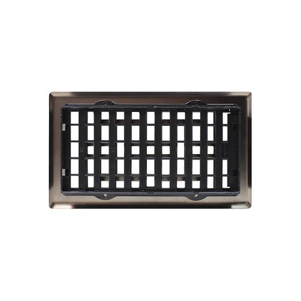 Decor Grates AJH408-RB Oriental Floor Register, 4" W x 8" H, Rubbed Bronze Finish