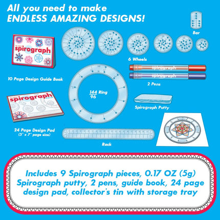 Spirograph Design Tin Set