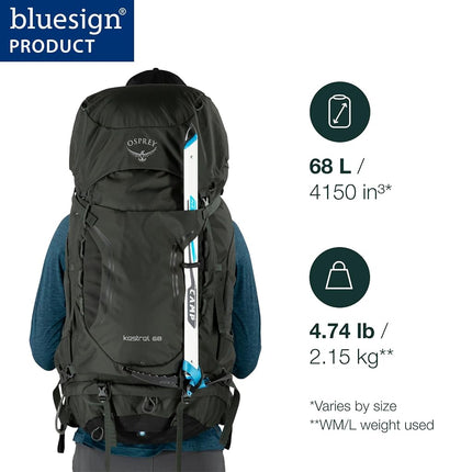 Osprey Kyte Women's Backpack, 68L, Elderberry Purple, M/L