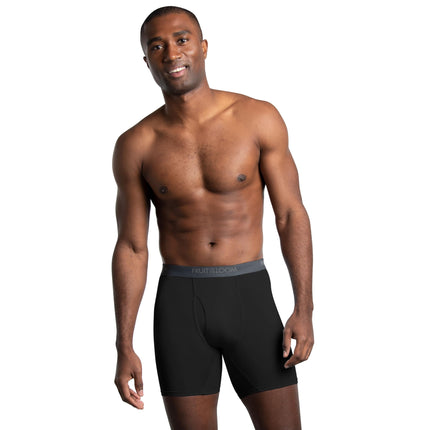Bóxers de microfibra Fruit of the Loom para hombre (talla XXL), surtido, XX-Large