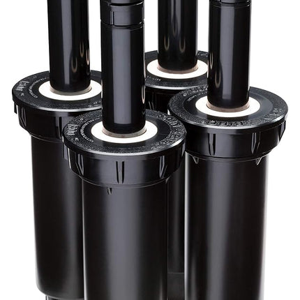 Rain Bird 1803DSH4PK Professional Dual Spray Pop-Up Sprinkler, 180° Half Circle Pattern, 8' - 15' Spray Distance, 3" Pop-up Height, 4-Pack
