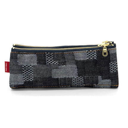 Ludite LDD-BNPN-101 Bendy Pen Case, Denim Patchwork