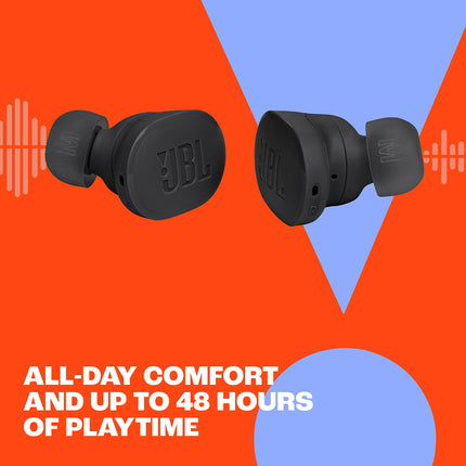 JBL Tune Buds JBLTBUDSBLUAM Écouteurs sans fil compacts à réduction de bruit – Bleu
